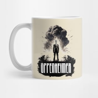 OPPENHEIMER BLACK WHITE Mug